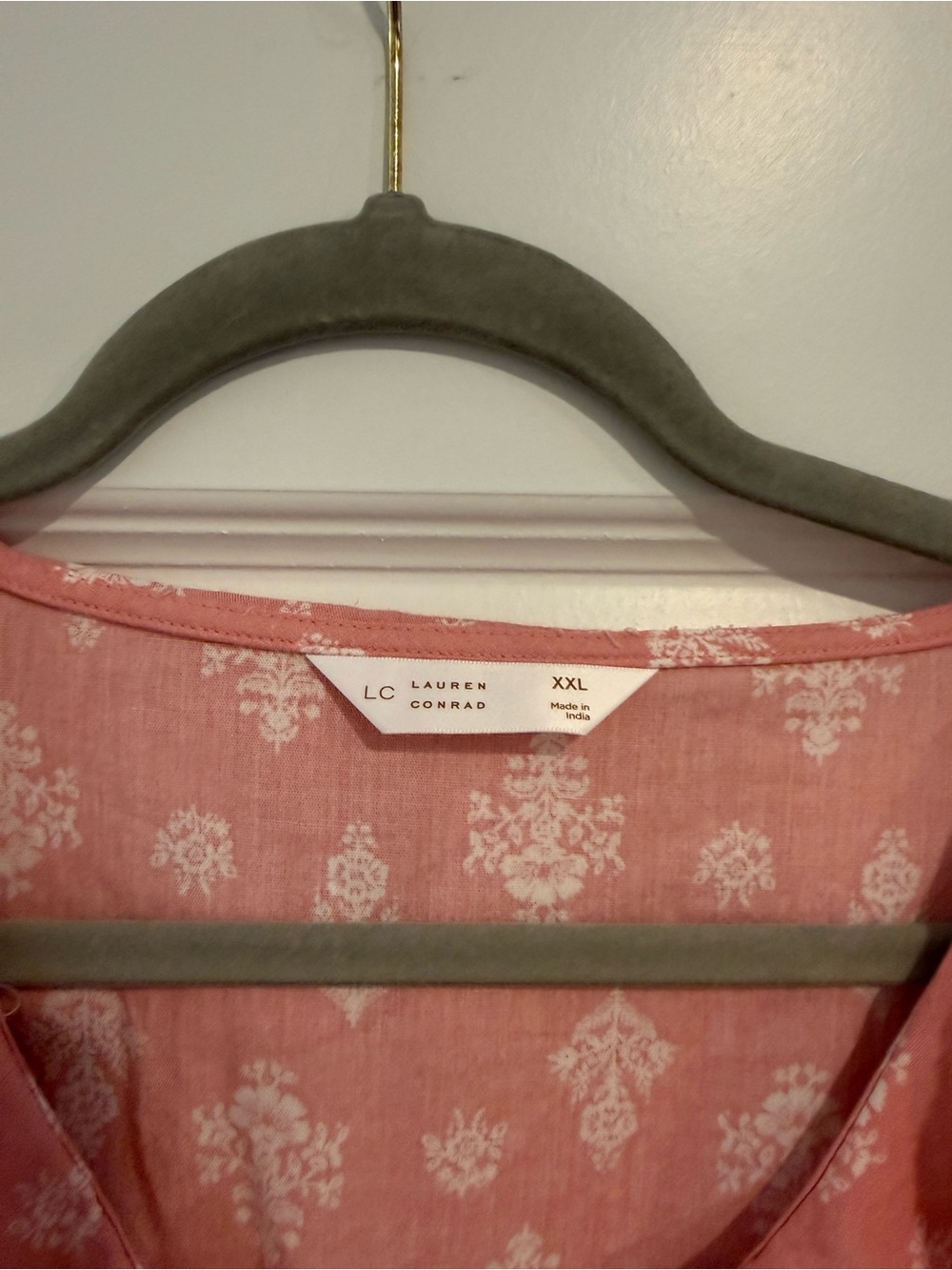 LC Lauren Conrad Pink Floral Ruffle Tiered Dress - Picture 3 of 5